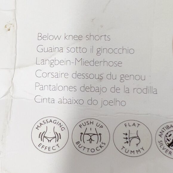 Farmacell Capri Shorts Womens Med/LG (8-12) Massage Shape Tan High Waisted Italy - Picture 9 of 15